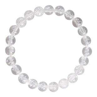 灵机麦玲玲冰魄白水晶手链女水晶珠手串上岸消磁送闺蜜女友