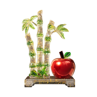 四季平安节节高升招财富贵竹子摆件客厅办公室装饰品乔迁新居礼物