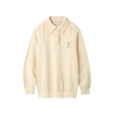 LILY BROWN春夏款LILY BEAR棉质翻领套头卫衣LWCT251067