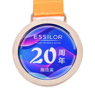 水晶金属精致小挂牌 奖章 专业定制免费刻字纪念留念颁奖奖杯HOT