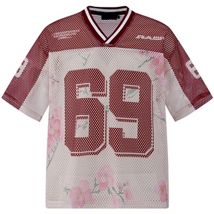 FromMars  Strong air index loose short-sleeved T-shirt trend