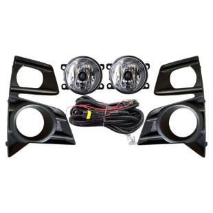 适用于五十铃dmax前雾灯总成铃拓低配改装加装LED前杠防雾灯透镜