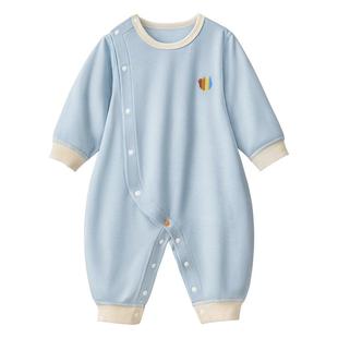 贝肽斯婴儿衣服德绒连体衣暖姜保暖打底衣新生儿男女宝宝睡衣冬装