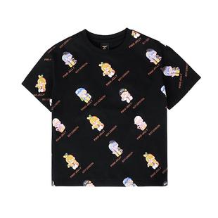 【SALE】BOY童装25夏T恤 潮流公仔满印短袖男女童中大童