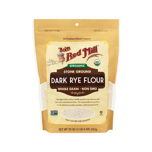 Bob's Red Mill鲍勃红磨坊全麦黑麦面粉面包馒头粉Dark Rye Flour