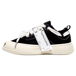 开口笑帆布鞋2025新款正品厚底笑脸女鞋休闲低帮乞丐增高情侣鞋子