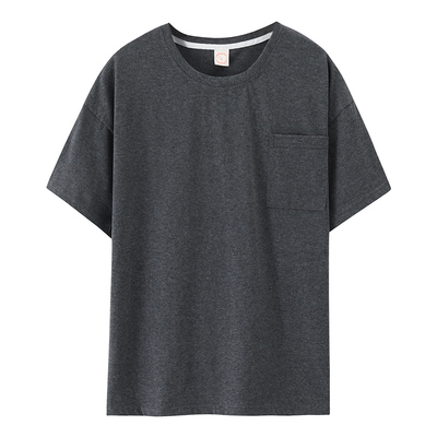 纯棉睡衣女圆领单件上衣