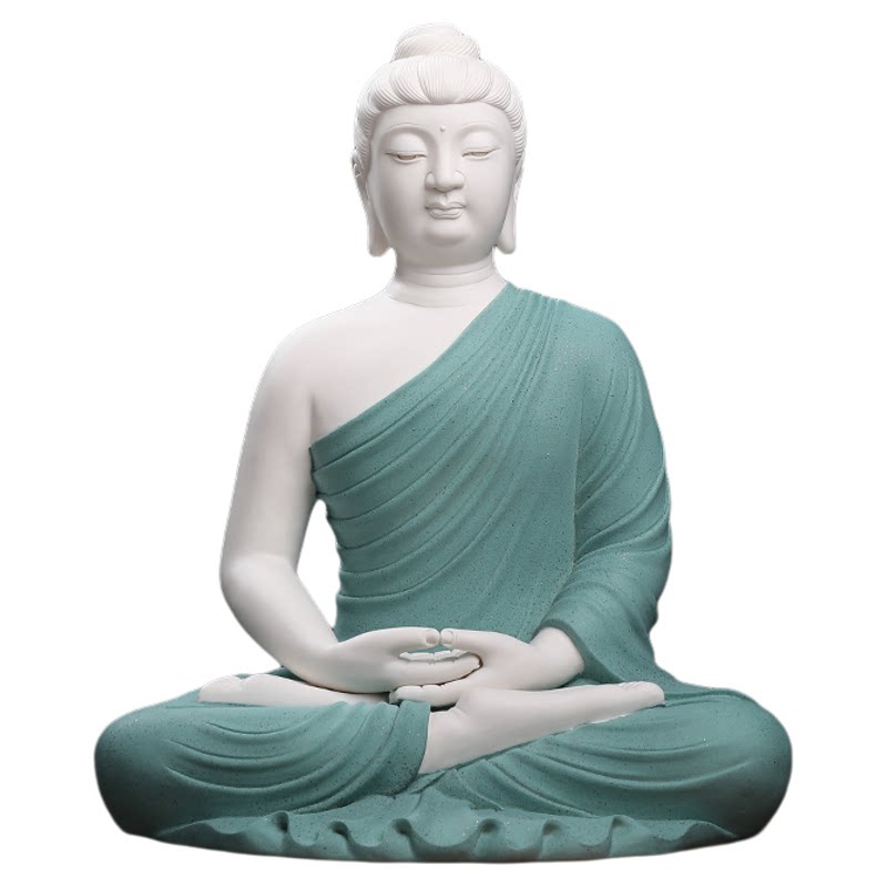 如来佛像工艺品德化陶瓷雕塑工艺
