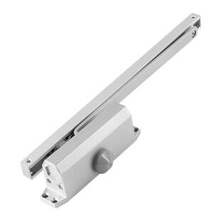 入户防盗门肯德基门90度定位开门器滑槽轨道式闭门器静音液压缓冲