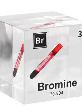 35Br溴元素创意立方体亚克力摆件