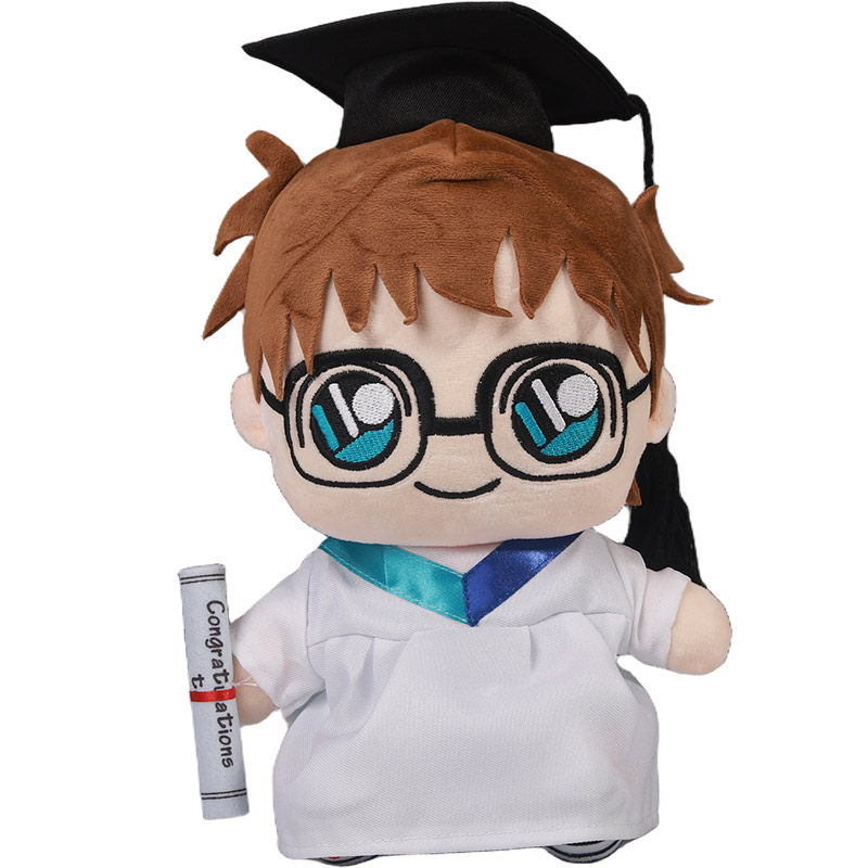 幼儿园博士帽毕业袍公仔礼物拍照
