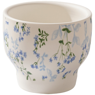 传统捣舀陶瓷材质螺纹内壁四机可