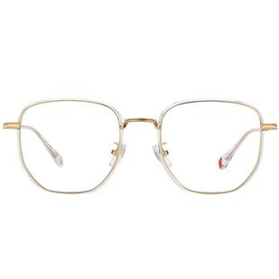 明月桃心近视眼镜框男可配度数配镜防蓝光超轻大框眼睛女CH1040