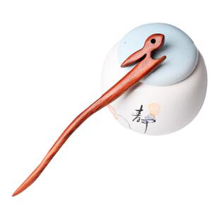 十二生肖木质古风步摇发簪小众簪子女汉服头饰盘发简约礼物高级感