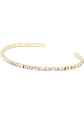 BaubleBar Pave Delicate Cuff Bracelet 金属金色REVOLVE小众新