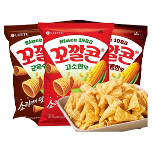 韩国进口乐天lotte脆脆角香浓玉米锅巴妙脆角薯片薯条零食牛角酥