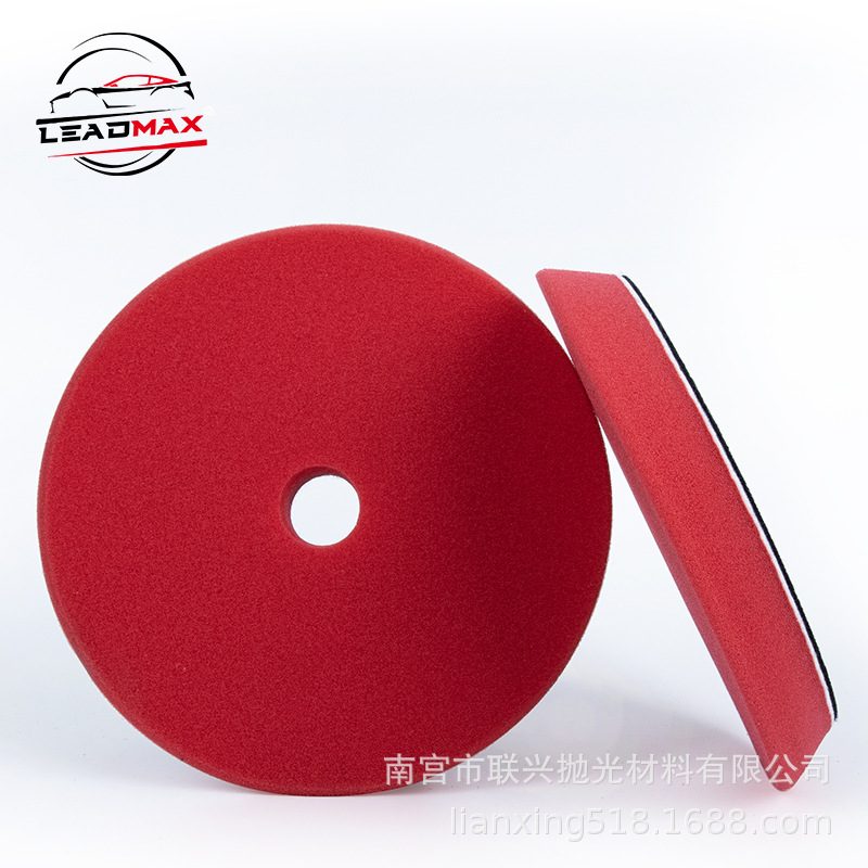 5寸加硬背绒抛光轮汽车打磨抛光工具镜面划痕修复通用抛光盘
