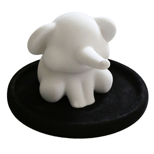 CMYD原创设计小象首饰钥匙杂物收纳盘高颜值对象送礼物装饰摆件