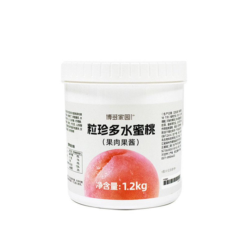 博多家园水蜜桃酱粒珍多1.2kg