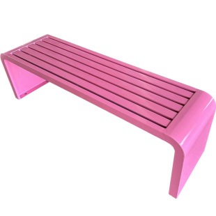 全铁艺长条凳公园椅户外长椅庭院不锈钢休闲靠背座椅商场休息排椅