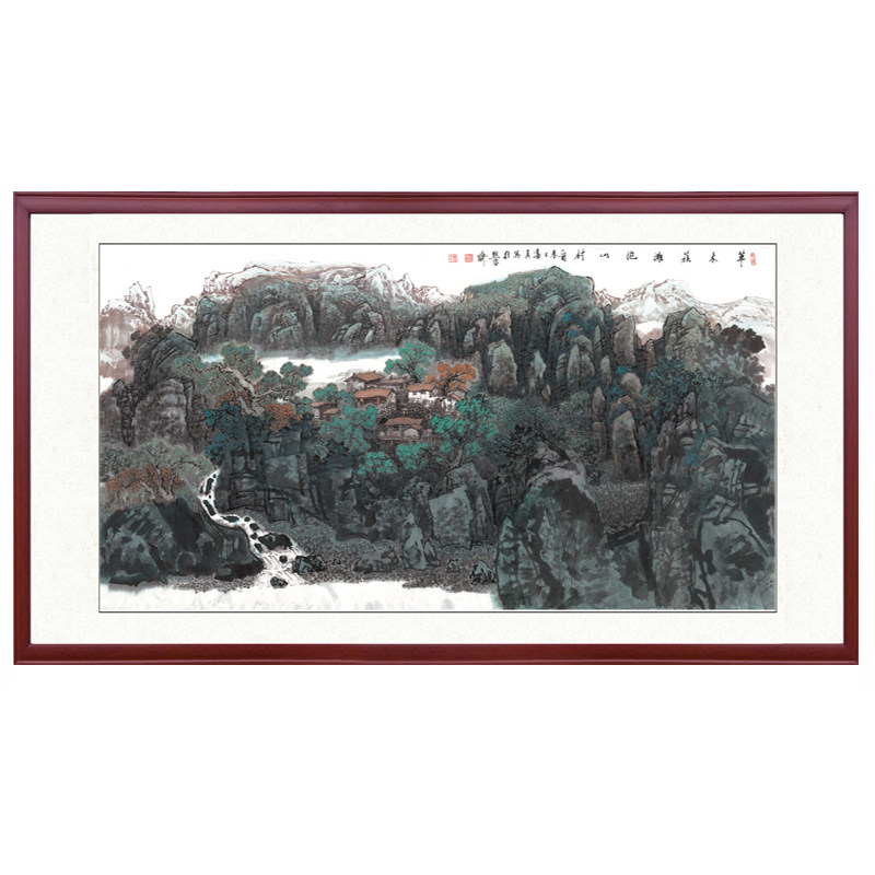 新中式客厅装饰画寸草轩