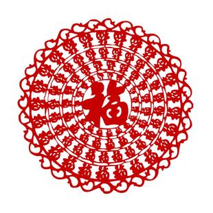 中国风特色2026马年剪纸窗花玻璃贴手工蔚县剪纸宣纸双面过年喜庆