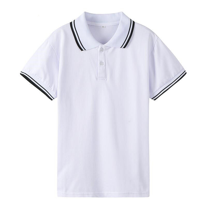 校服初高中学生宽松短袖翻领T恤