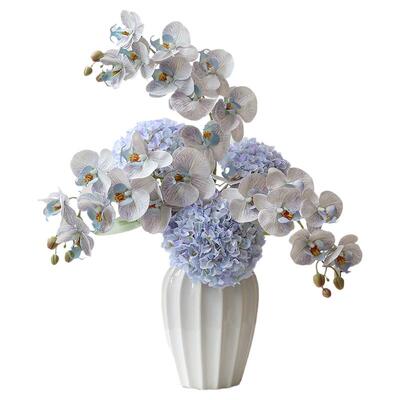 高级感逼真蝴蝶兰绣球