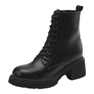 达芙妮爆款推荐粗跟小个子马丁靴