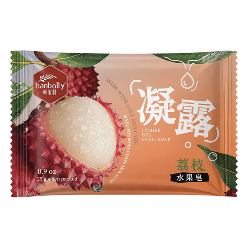 韩宝莉果香木质香皂沐浴洗脸洗澡洁面清洁25g便携小样旅行试用装