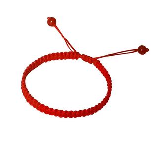 可编头发银字母转运珠自编本命年红手绳材料编织包青丝送男友情侣