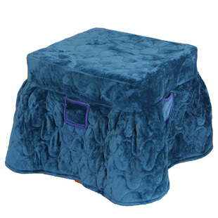 正方形烤火桌子罩套加厚烤火被考火架罩加绒烤火罩电炉罩家用冬季