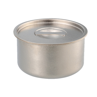 唢象带盖纯钛碗泡面蒸煮蛋炖汤调料碗家用高档餐具猪油罐双层隔热