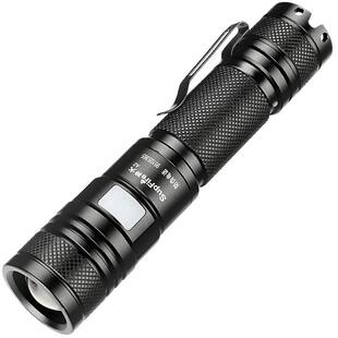 神火官方旗舰A2强光迷你小手电筒便携耐用led充电调焦户外远射灯