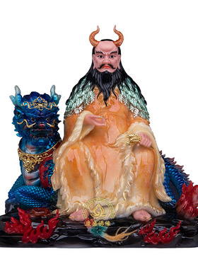 神农炎帝神像供奉汉白玉家居摆件