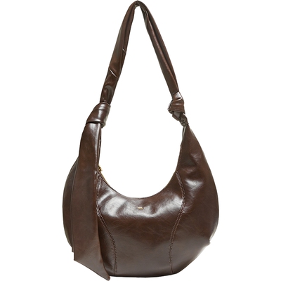 TATA他她月牙hobo包冬季轻奢质感腋下包高级感新款包包X3505CX5