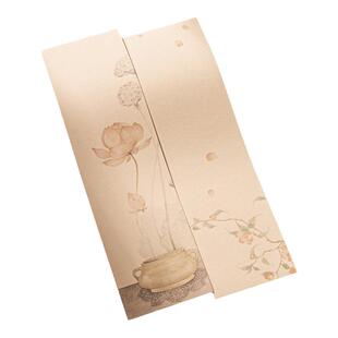 蜡染微喷一笔雅花笺艺术书法古风宣纸小楷临帖宣纸作品纸国画创作半生熟仿古色书法小纸条字条软笔长条信笺