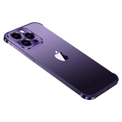 适用苹果15promax金属角垫无边框