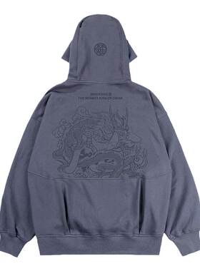 wookong春秋新品小白龙外套卫衣