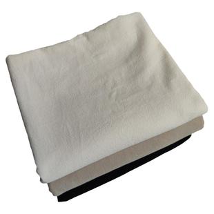 民族风汉服肌理褶皱棉麻布料麻胚白胚布背景布桌布挂布粗亚麻面料