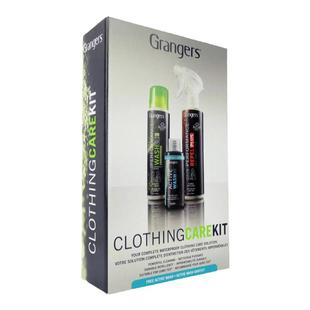 英国产Grangers 硬壳冲锋衣户外羽绒装备清洗液DWR防泼水修复喷雾