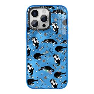 benefit玩耍猫咪毛线球鱼骨头17适用于iphone16promax苹果15PRO晶盾磁吸手机壳13新款14冰川纹12防摔彩色边框