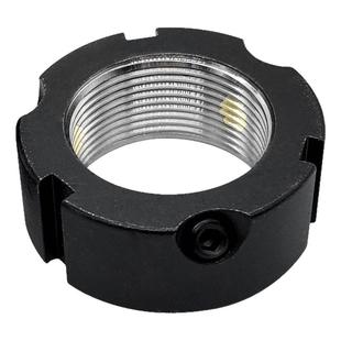 F 型螺母自锁精密锁紧螺母径向防松止退螺帽牙腹数控机床轴承锁母