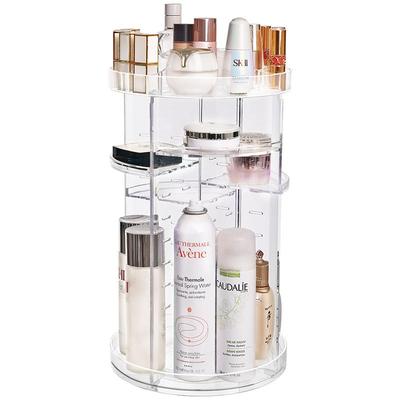 透明亚克力旋转盒梳妆台卫生间