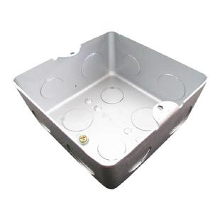 公牛地插座底盒铜地插通用暗装暗盒开关插座预埋电工地插盒接线盒