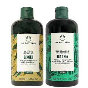 【自营】The body shop美体小铺生姜洗发水400ml茶树洗发水400ml
