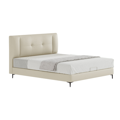 顾家舒芙双人床真皮床