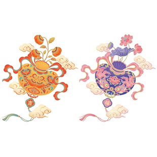 马年2026新款新年窗花静电贴福字剪纸玻璃门贴春节过年布置装饰品