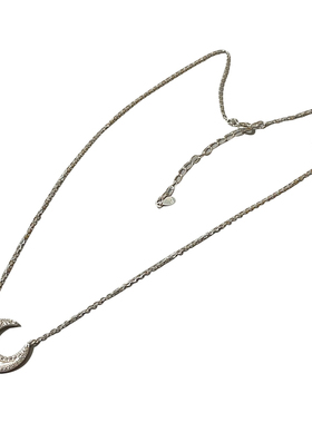 法式轻奢天然白月亮项链