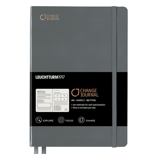 LEUCHTTURM1917德国灯塔笔记本子创意习惯change Journal改变生活变化记事本记录本A5硬皮手账商务办公